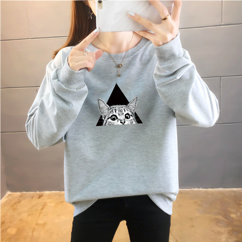 Cartoon Round Neck Top Trendy Plus Size Women's Clothing See size chart under “more details”