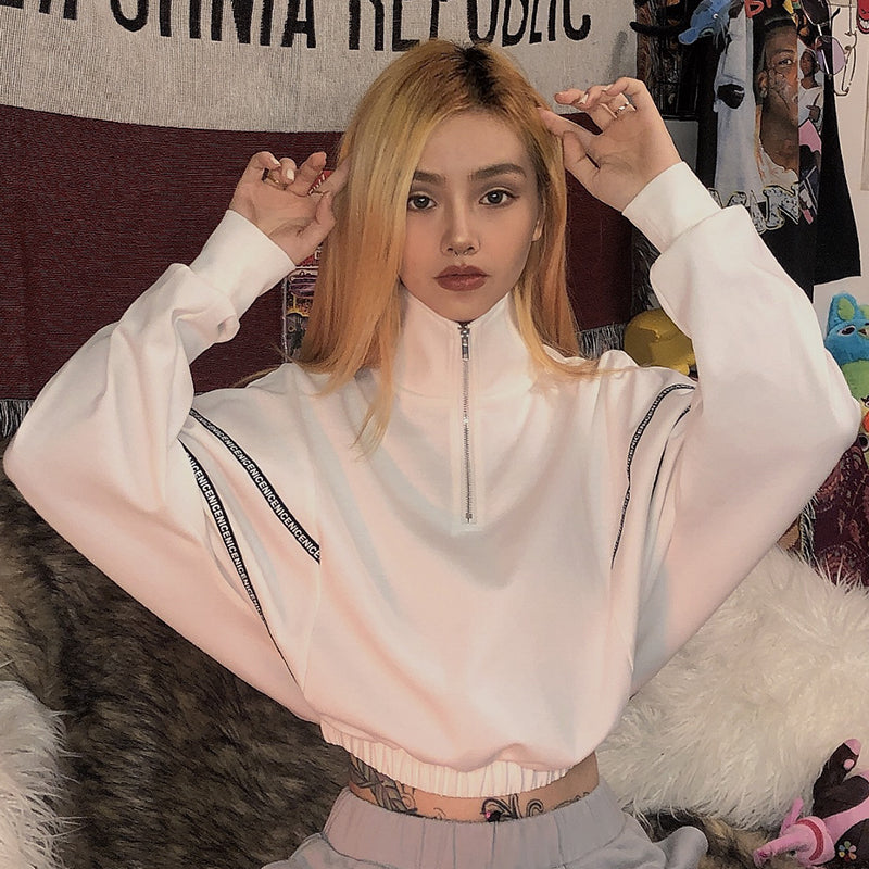 Loose collar sweater See size chart under “more details”