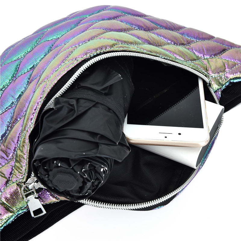 Laser embossed fashion messenger bag See size chart under “more details”