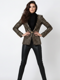Diamond Inlay Blazer, Wall Street | Women - BYMANYC ® New York See size chart under “more details”