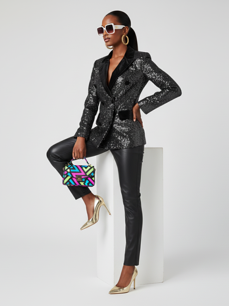 Double-Breasted Blazer Jacket WEST VILLAGE BYMANYC ® New York See size chart under “more details”