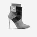 Limited Edition Vegan Stiletto Boots BYMANYC® New York Futurista Onyx See size chart under “more details”