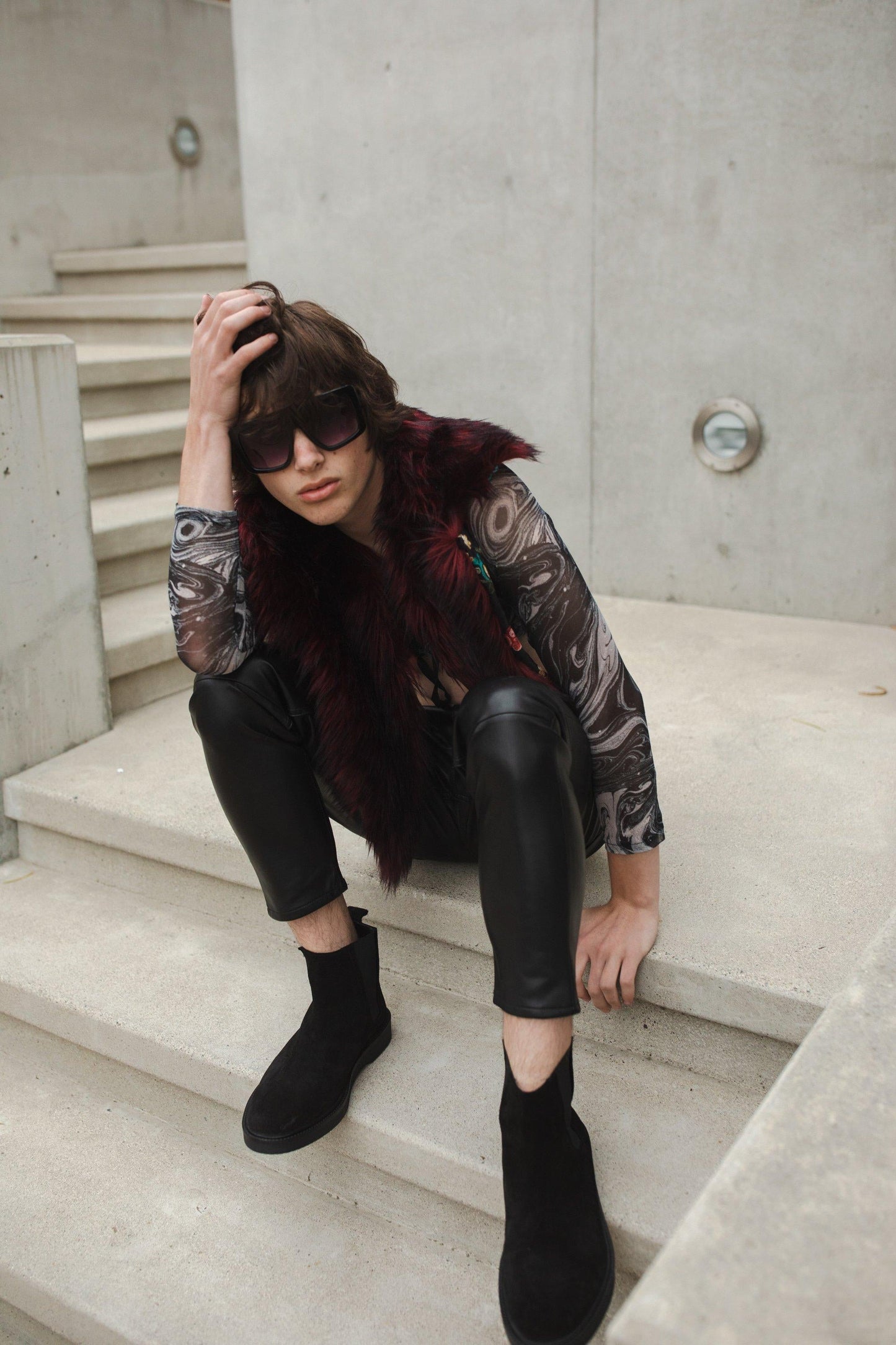 Sangre Faux Fur Collar