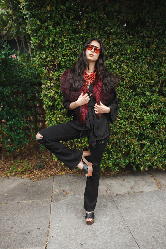 Sangre Faux Fur Collar