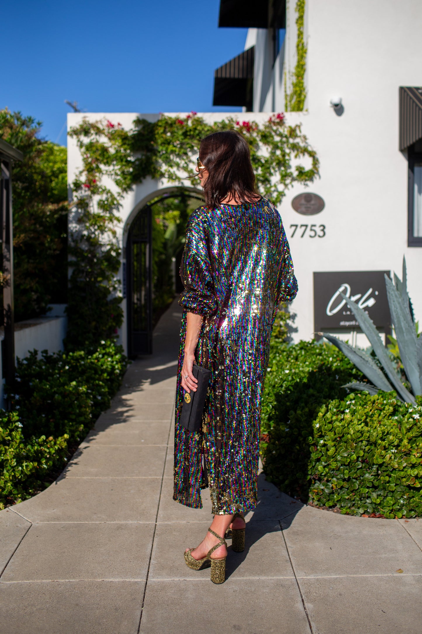 Rainbow Rage Sequin Cocoon Jacket PRE-ORDER