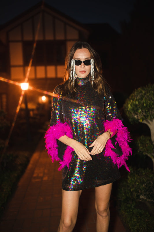 Time Warp Sequin Mod Mini