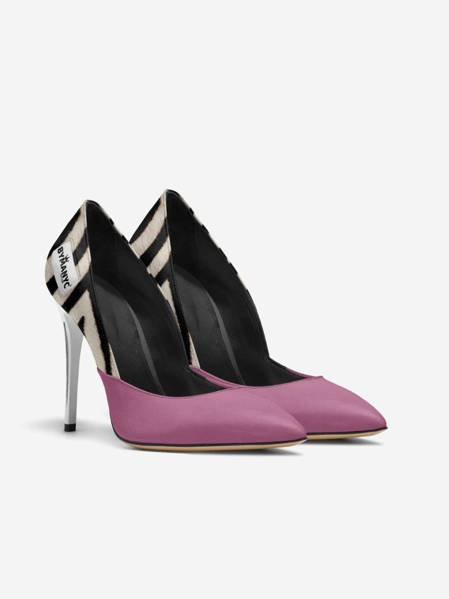 Vegan Women’s Stiletto Shoe BYMANYC ® New York – CHELSEA Nightfire See size chart under “more details”