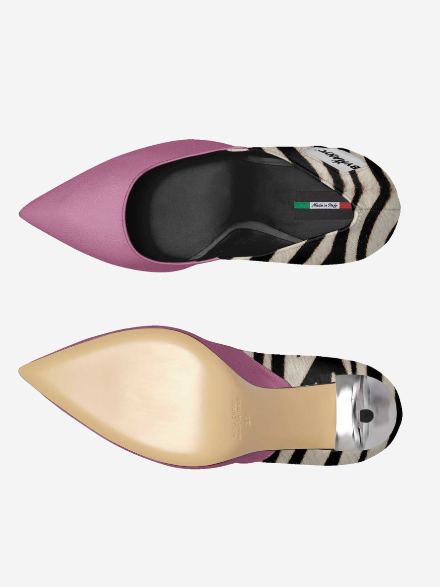 Vegan Women’s Stiletto Shoe BYMANYC ® New York – CHELSEA Nightfire See size chart under “more details”