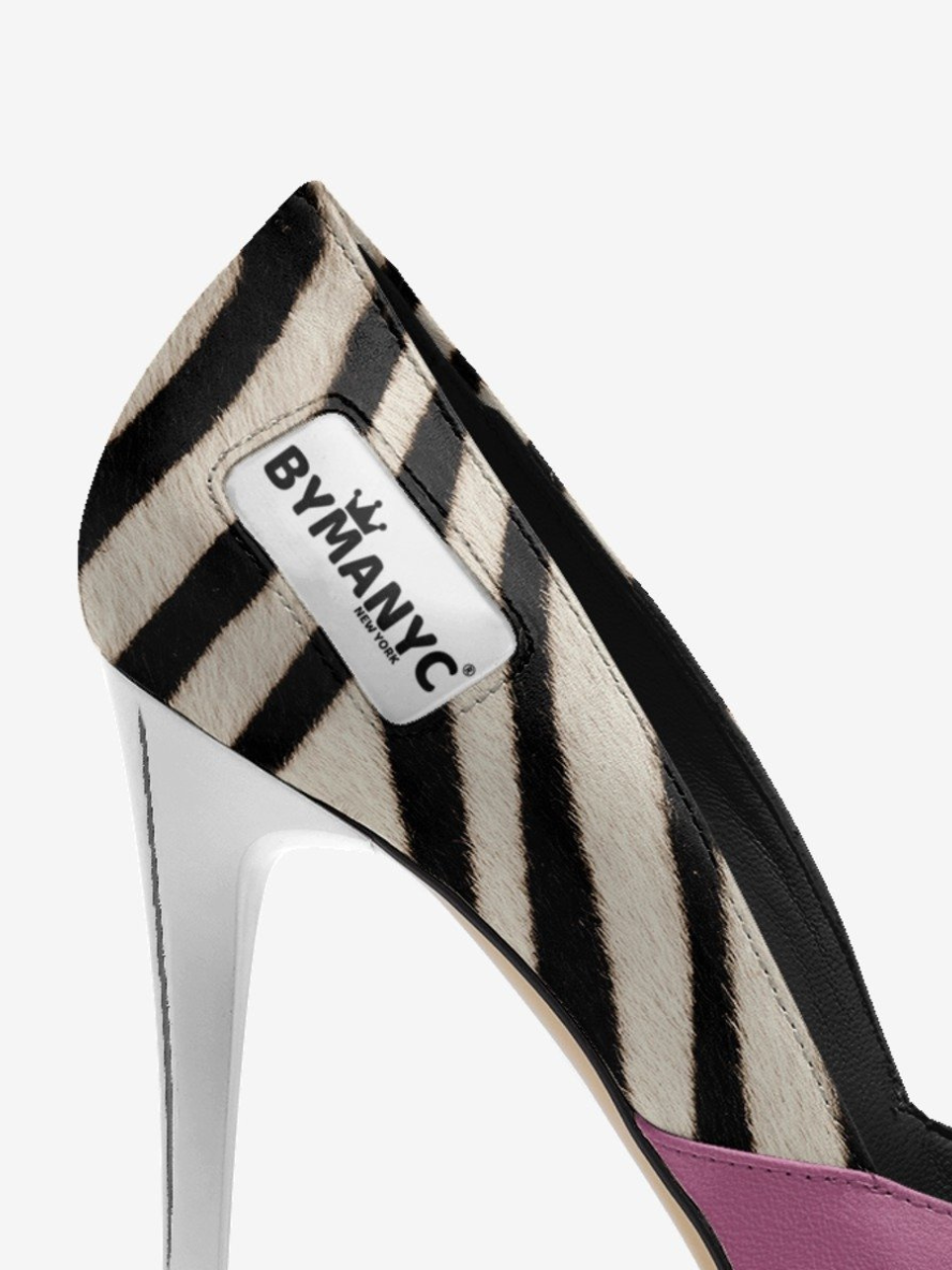 Vegan Women’s Stiletto Shoe BYMANYC ® New York – CHELSEA Nightfire See size chart under “more details”