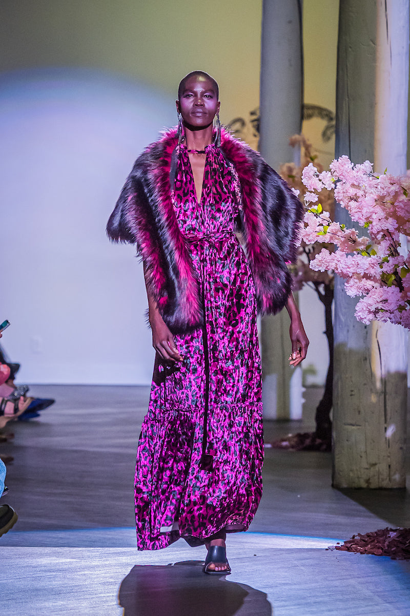 Sangre Faux Fur Shawl