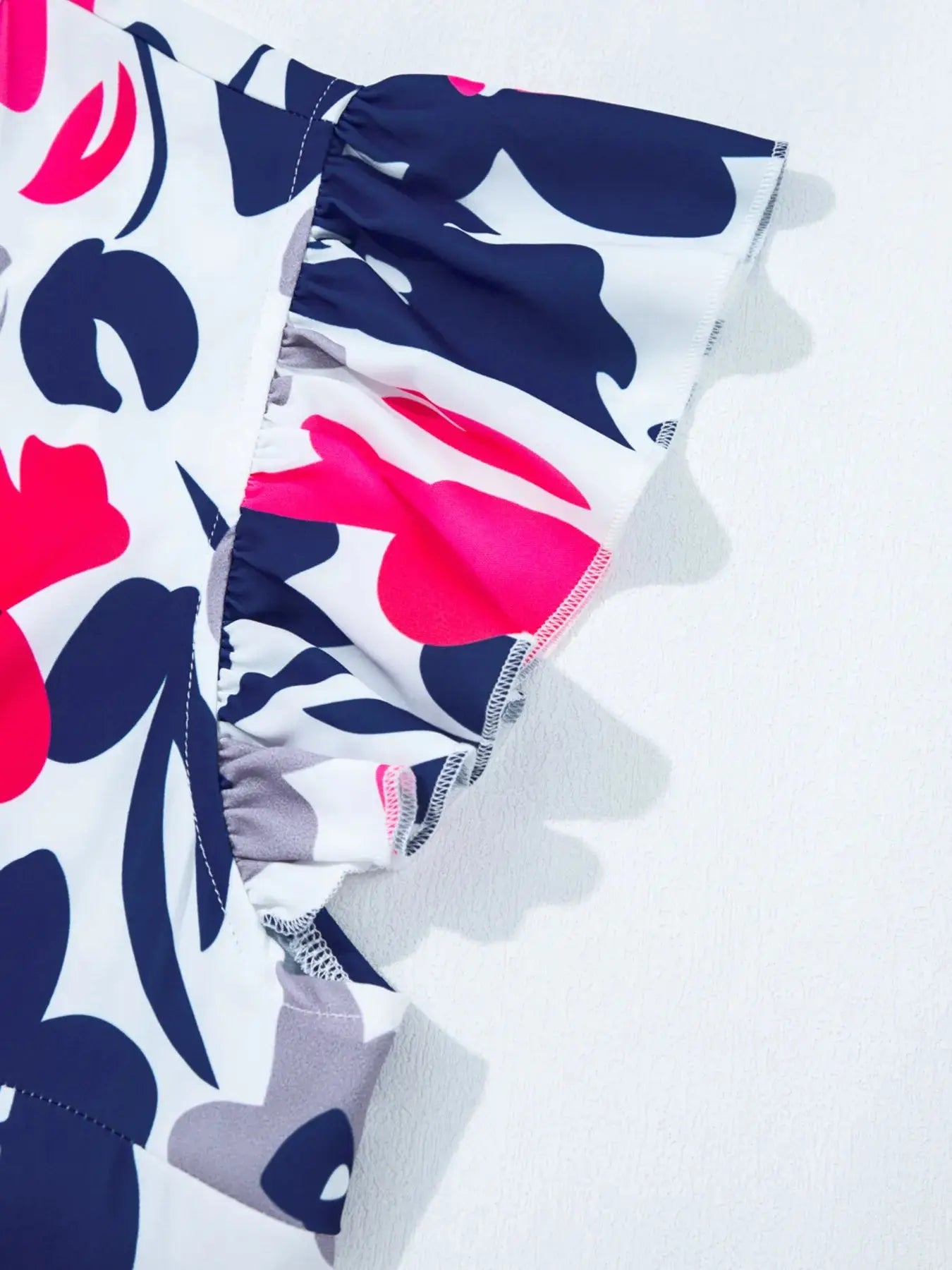 Vibrant Blooming Elegance Mini Dress