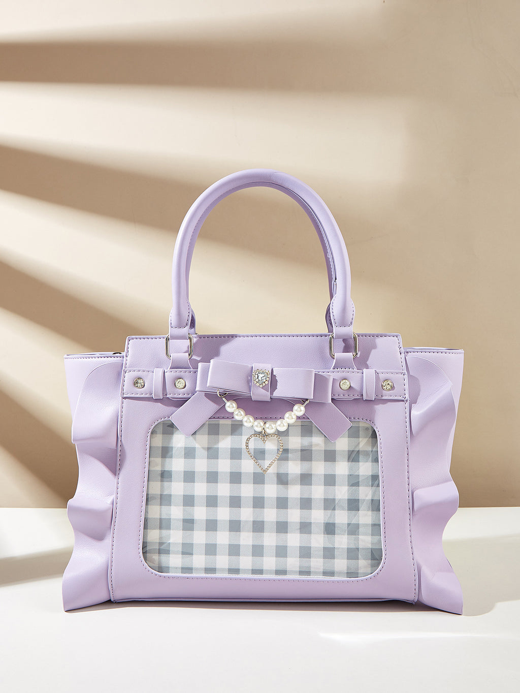 Love Handbag Lace Pearl Women's Messenger Bag See size chart under “more details”
