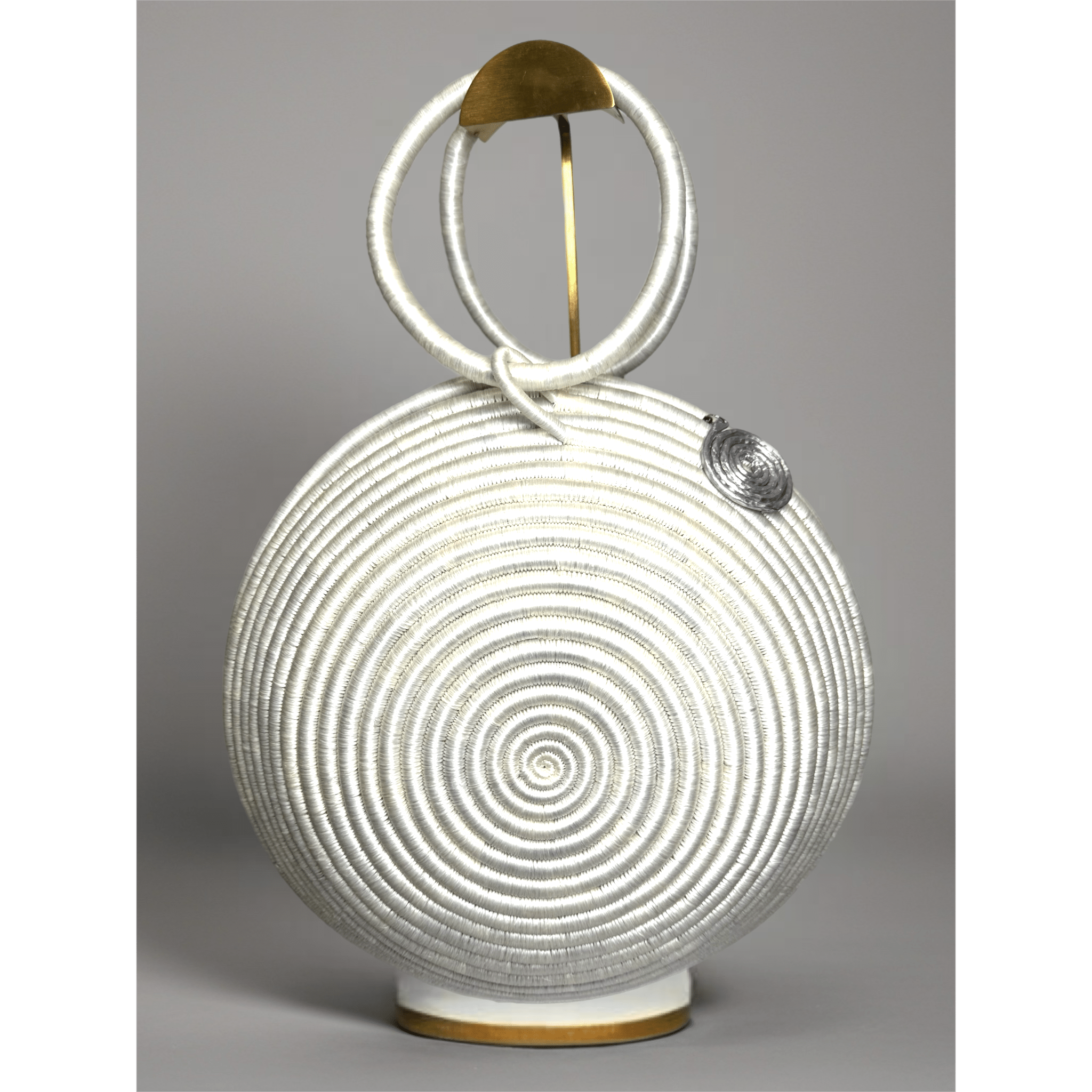 Agaseke Luxe Woven Clamshell Bag