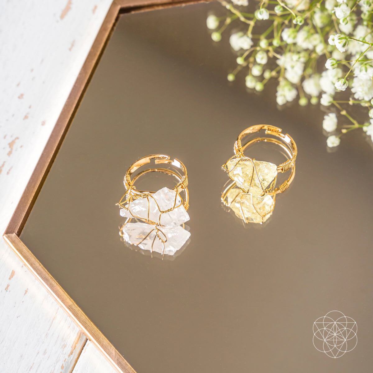 Moonlit Tranquility Amethyst Stress Relief Statement Ring