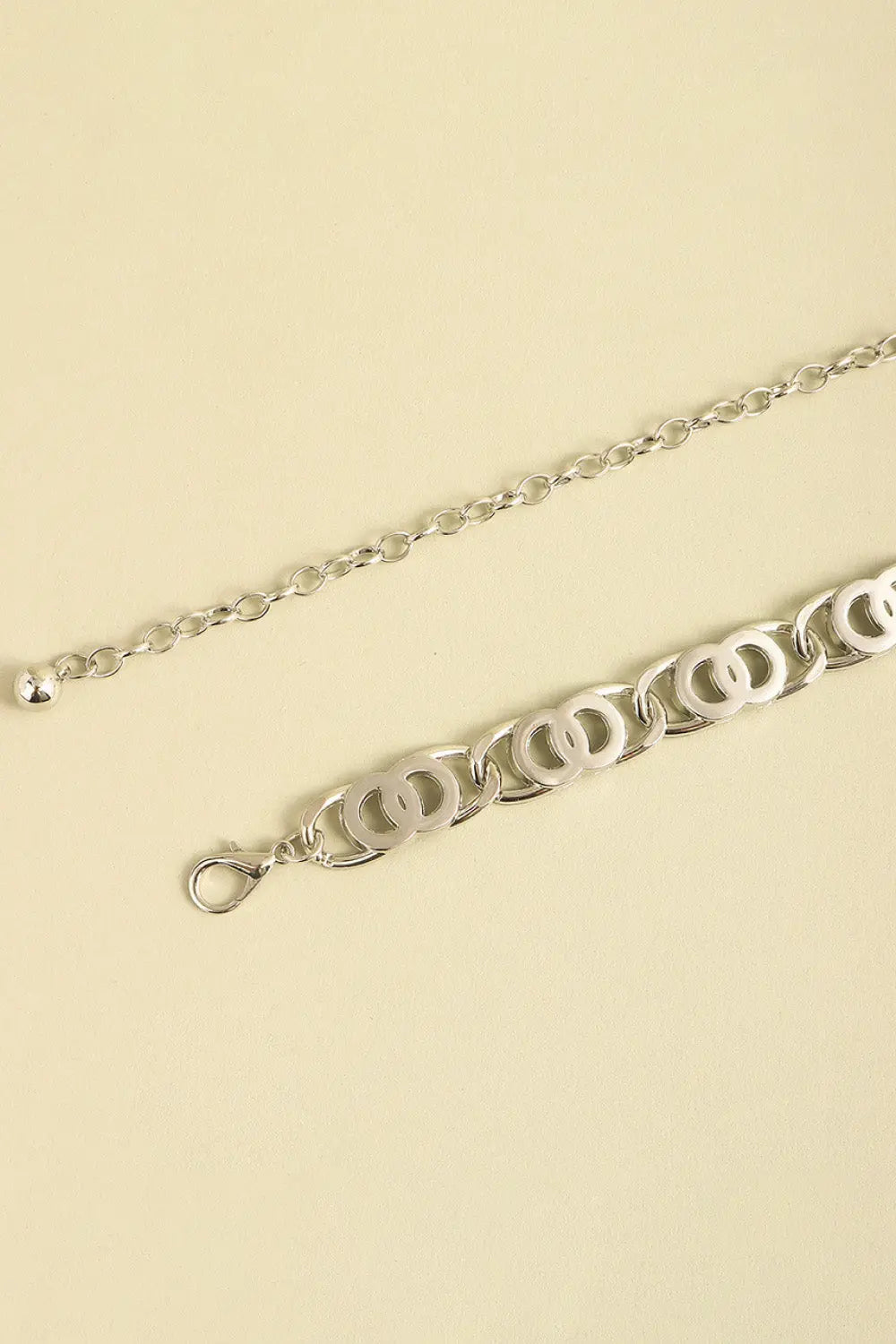 Luminous Elegance Alloy Lobster Clasp Belt