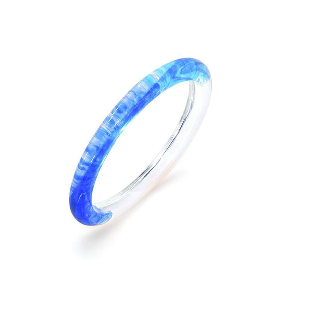 Tie Dye Slip On Lucite Bangles See size chart under “more details”