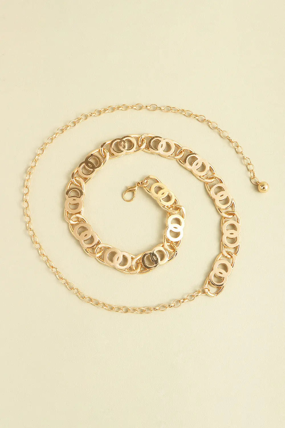 Luminous Elegance Alloy Lobster Clasp Belt