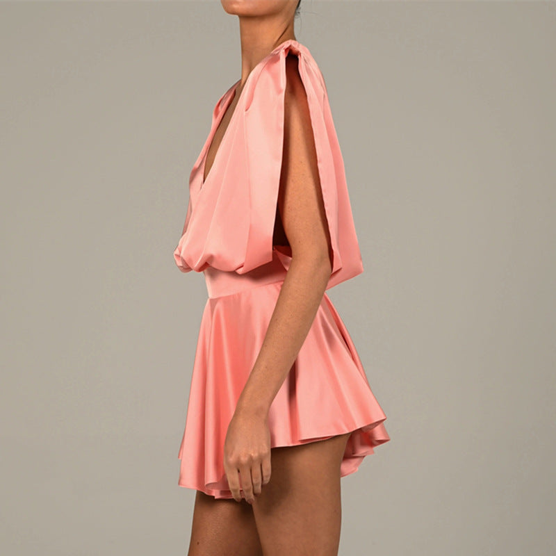 Women's Loose Design Culottes Jumpsuit Tops See size chart under “more details”