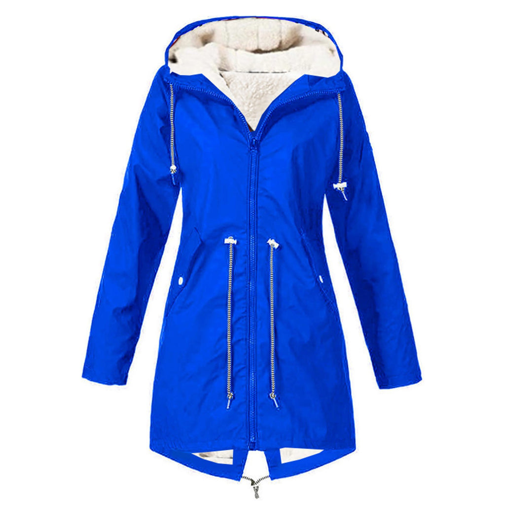 Sports Waterproof Jacket Plus Size Cotton-padded Clothes Fleece-lined See size chart under “more details”