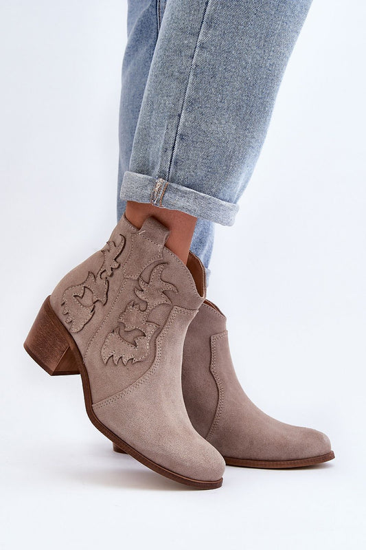Ellvane Classic Suede Ankle Boots