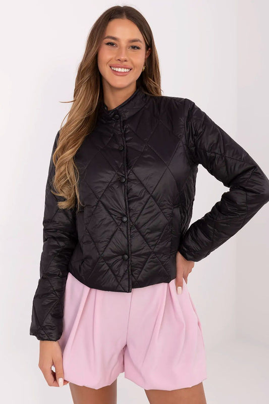 Alverise Quilted Snap-Front Jacket