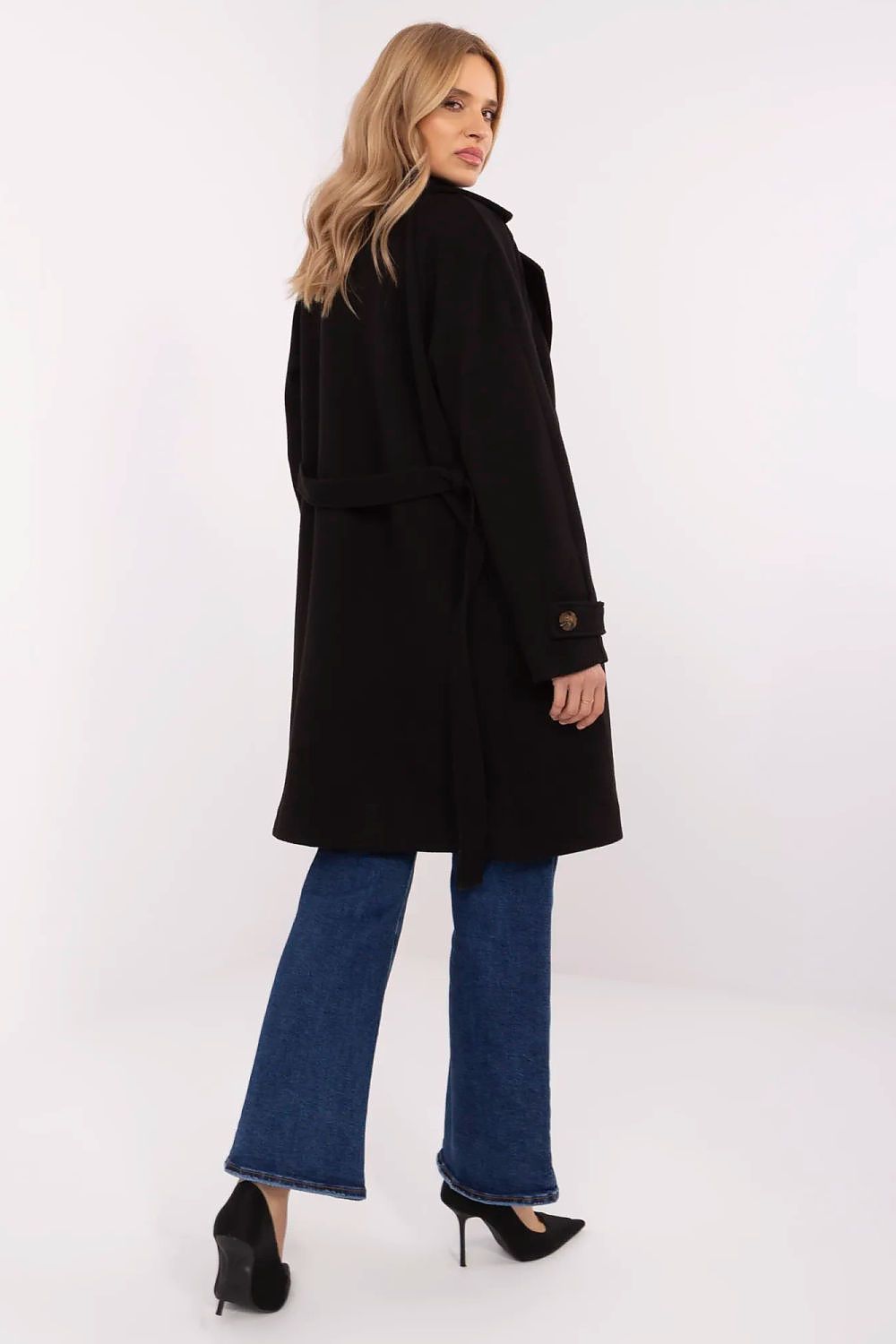 Corvanne Double-Breasted Belted Coat