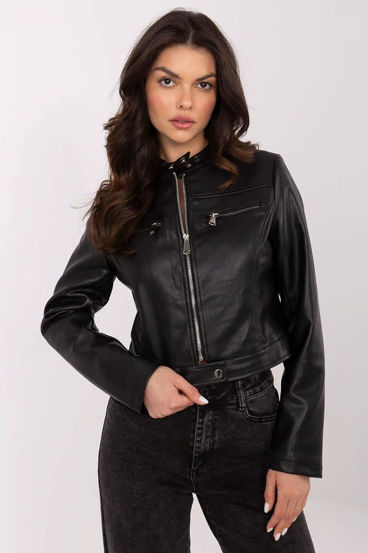 Corvanelle Eco-Leather Zip Jacket