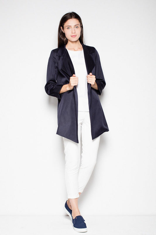 Laverinne Classic Open-Front Coat
