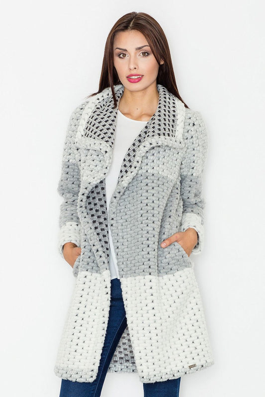 Fioren Color-Blend Wool Coat