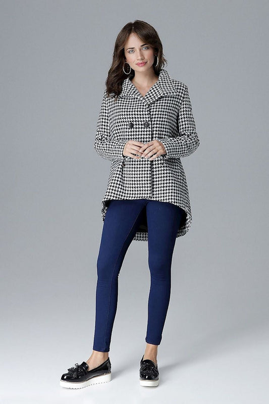Arvennise Stand-Collar Jacket with Modern Details