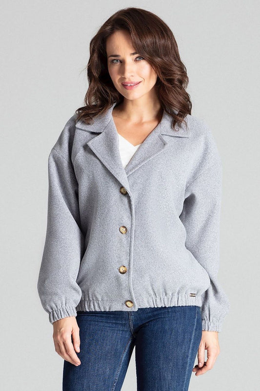 Cerythra Short Grey Loose-Fit Jacket