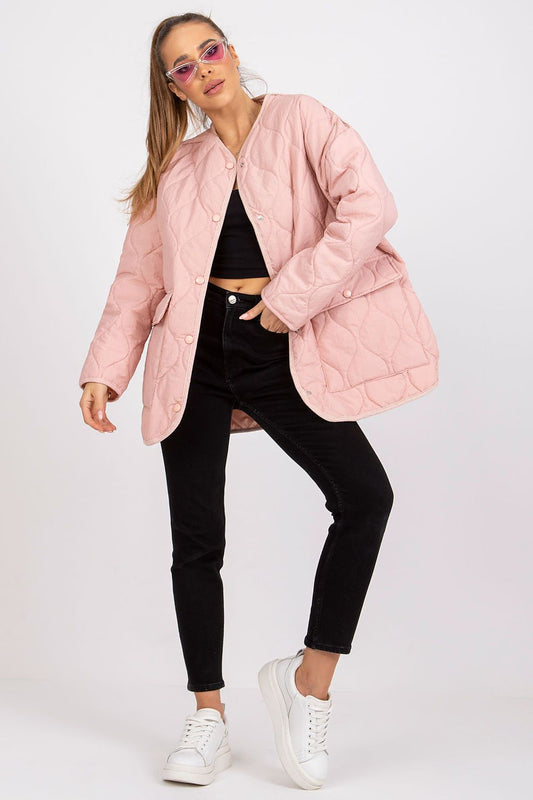 Elenique Quilted Jacket with Press Studs