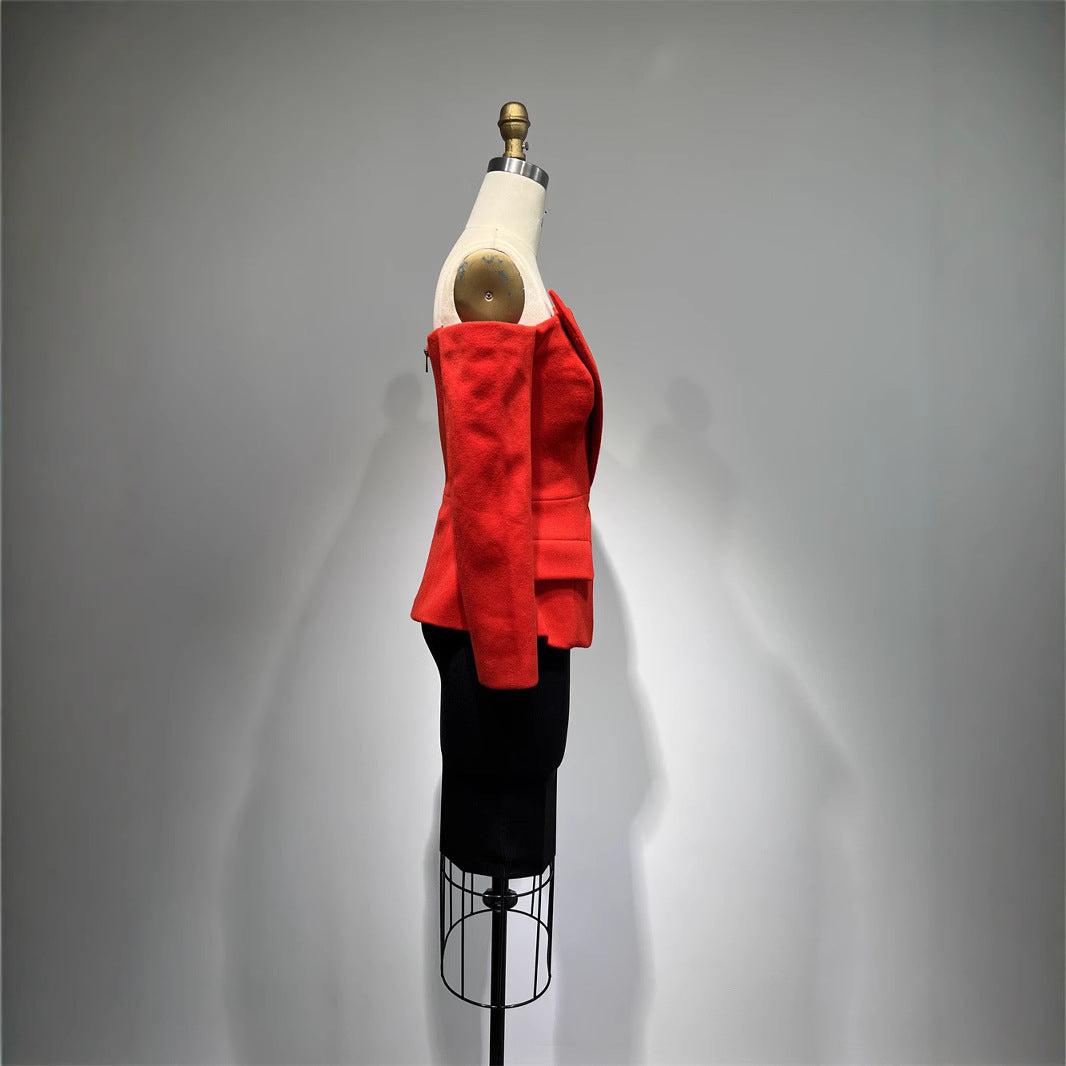 Loose Top Casual Tight Skirt 2 Pieces Suit See size chart under “more details”