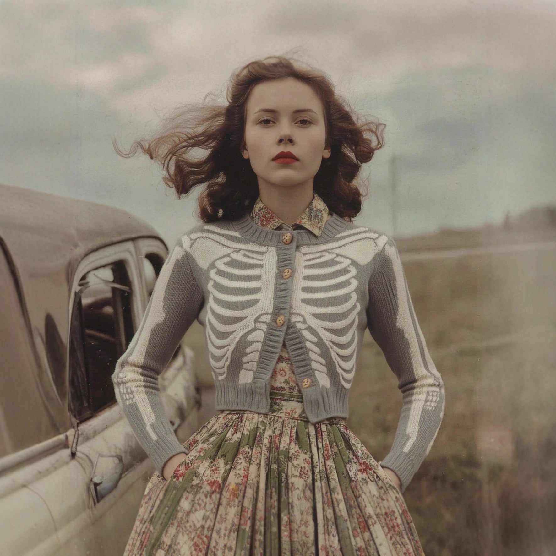 Womens French-style Sweater Cardigan Jacket Top