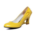 Summer High Heel Low-cut Bow Women's High Heels See size chart under “more details”