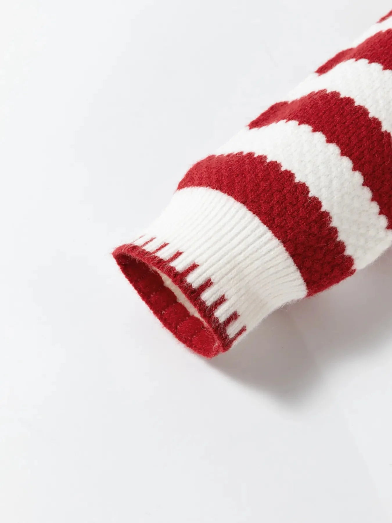 Button Down Striped Long Sleeve Cardigan