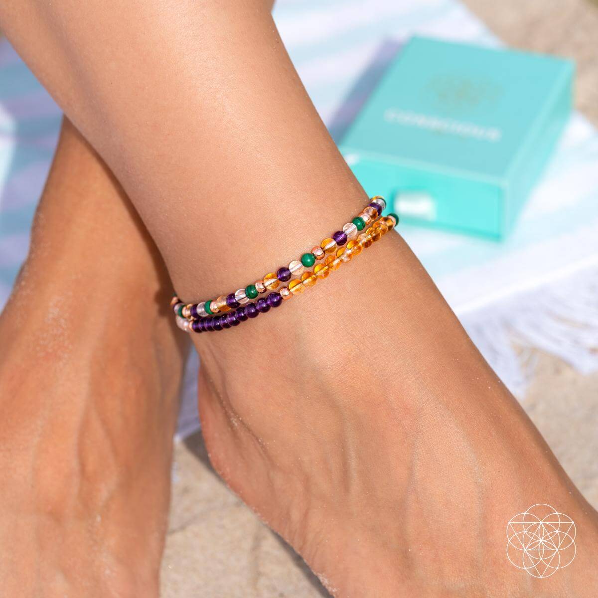 Stellar Confidence Destiny Maker Crystal Anklet Set