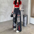 Womens Vintage Washed Distressed Ripped Jeans See size chart under “more details”