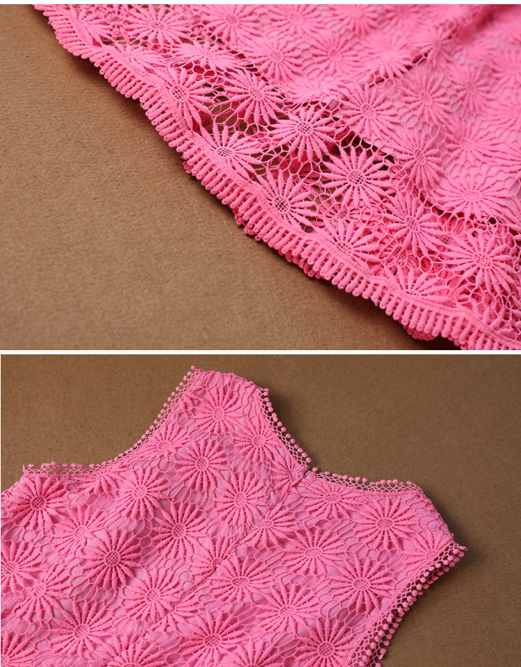 Unique French Tea Break Long Hollow Out Skirt See size chart under “more details”