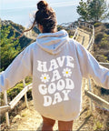 Spring And Autumn Men's Women's Hoodie Flower Print Casual Hoodie See size chart under “more details”