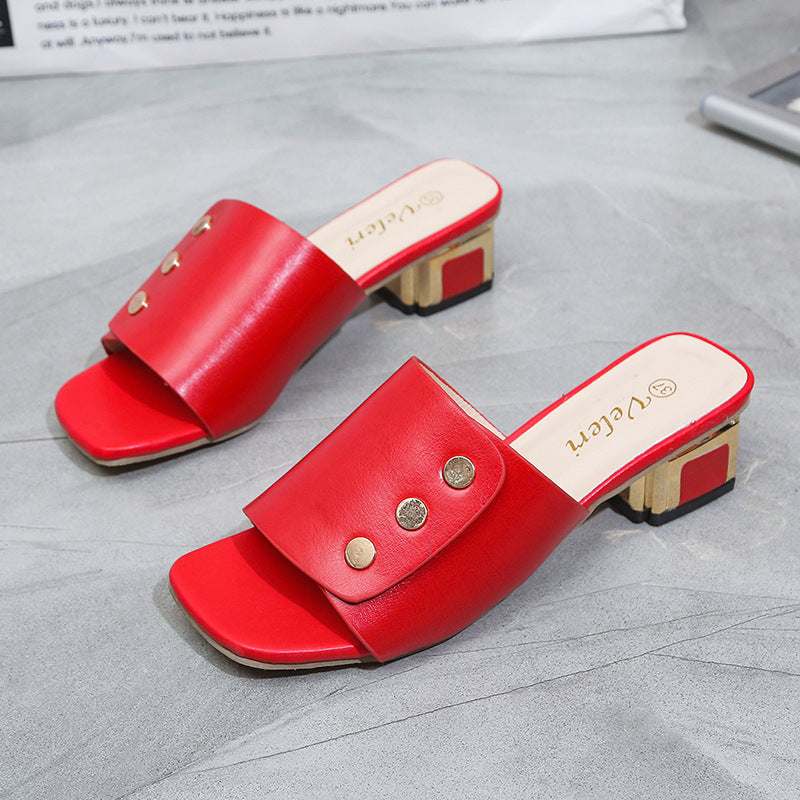 Womens Fashion Wedge Slippers See size chart under “more details”