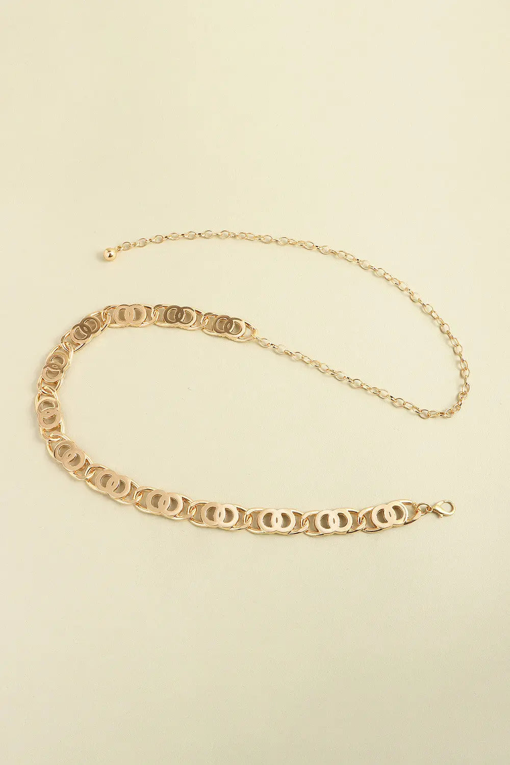 Luminous Elegance Alloy Lobster Clasp Belt