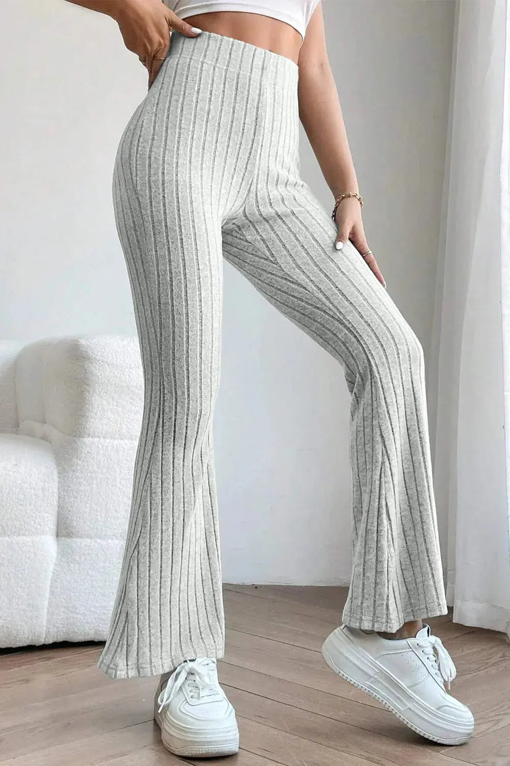 Celestial Chic High Waist Flare Pants