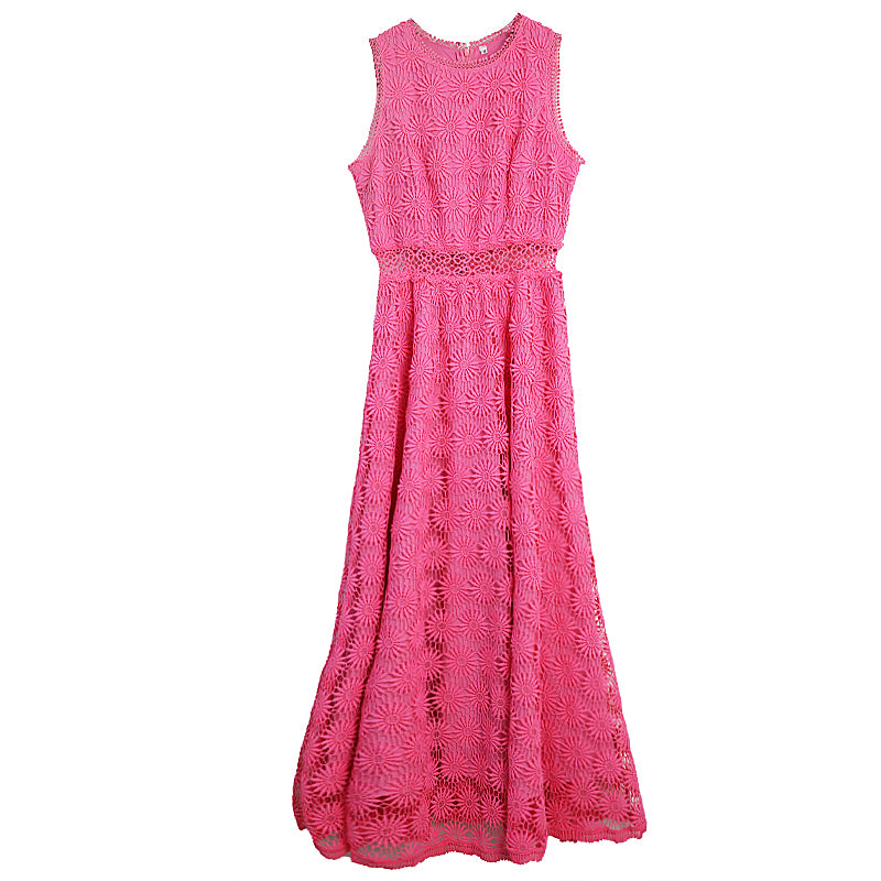 Unique French Tea Break Long Hollow Out Skirt See size chart under “more details”