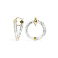 Gala Bamboo Lucite Earrings See size chart under “more details”