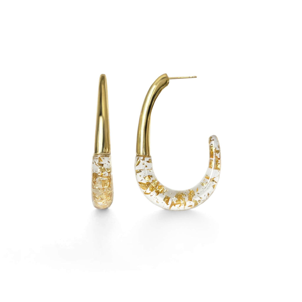 J Hoop Earrings See size chart under “more details”