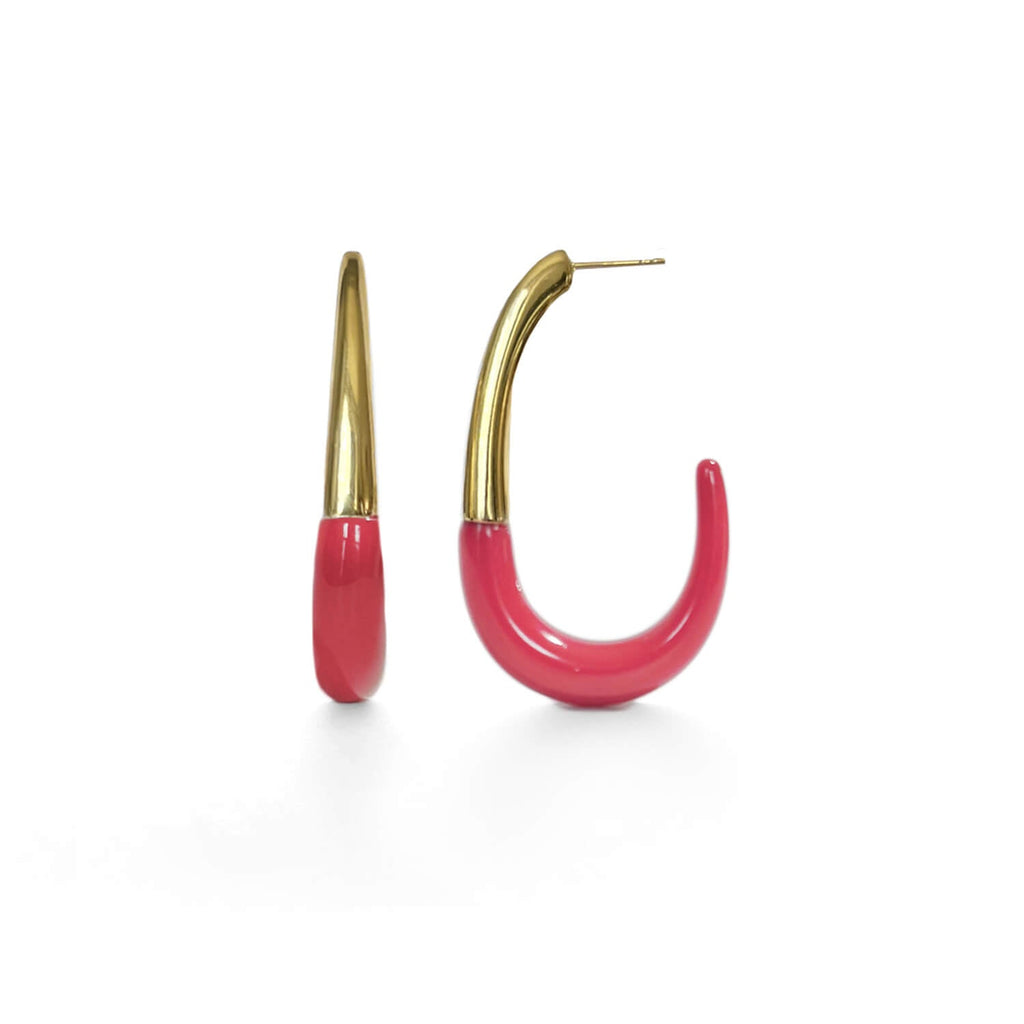 J Hoop Earrings See size chart under “more details”