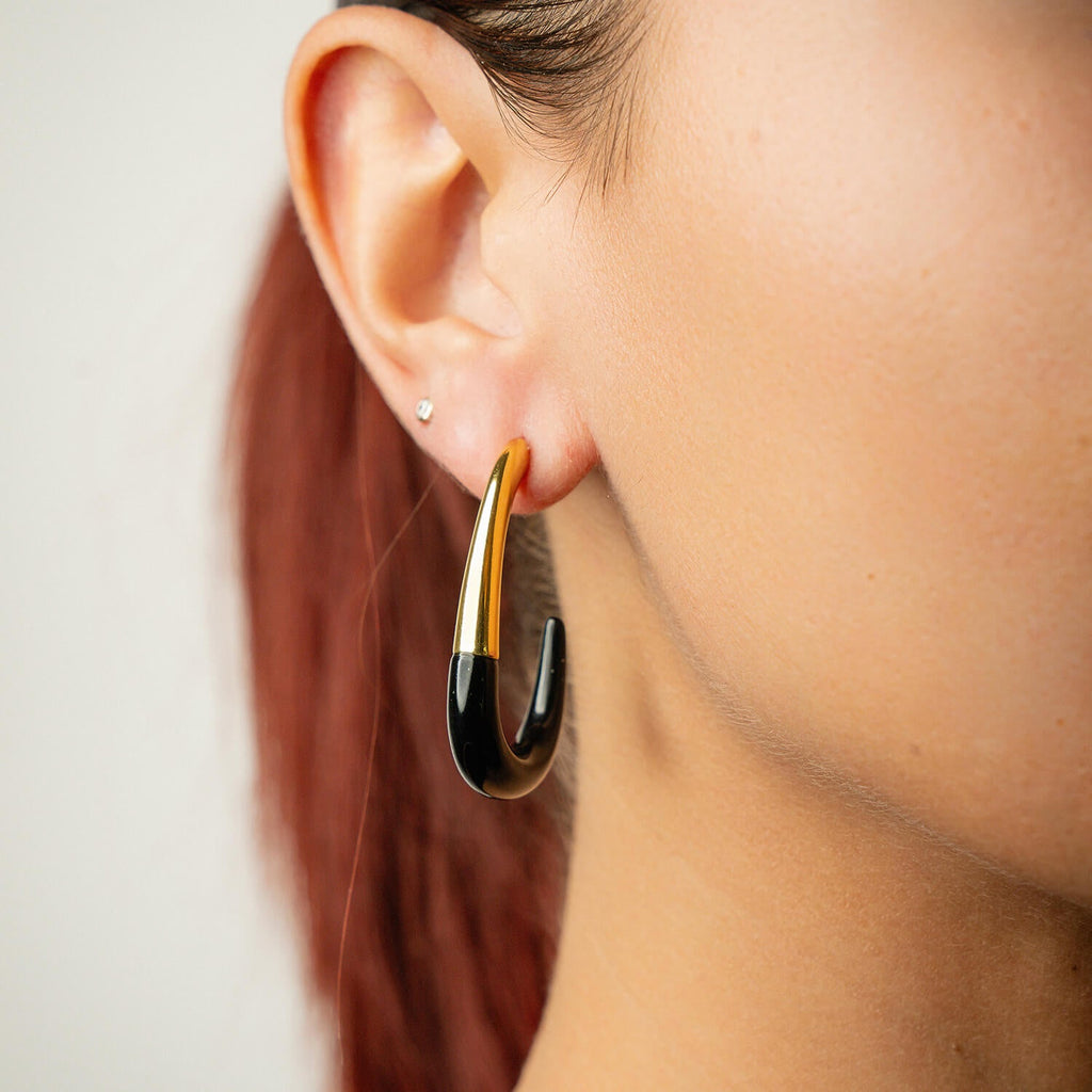 J Hoop Earrings See size chart under “more details”