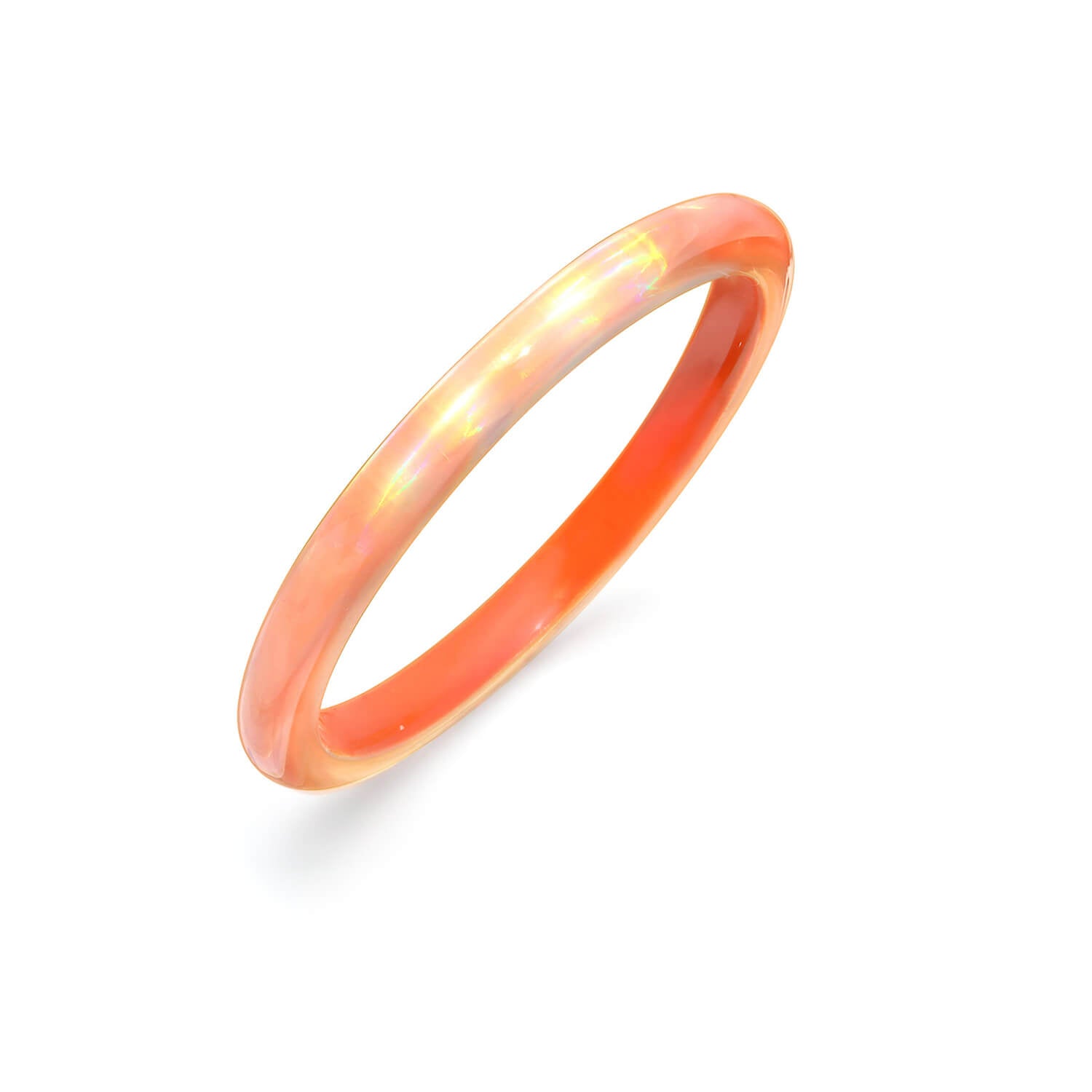 Rave Slip On Lucite Bangle See size chart under “more details”