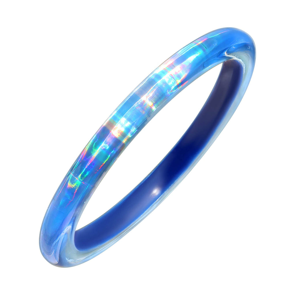Rave Slip On Lucite Bangle See size chart under “more details”